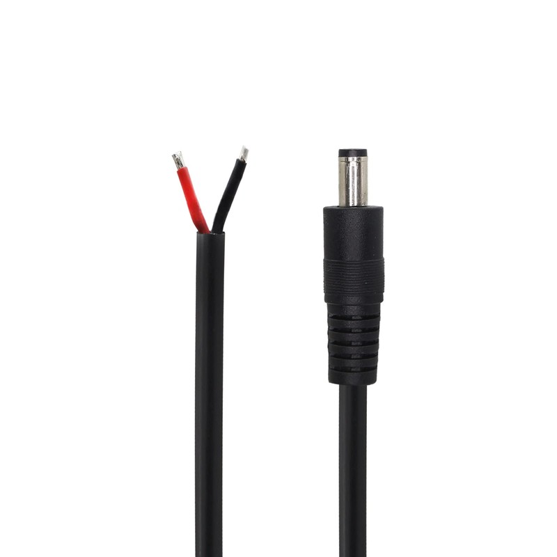 GINTOOYUN 2 Pack DC Power Pigtails Cable, DC 5.5mm x