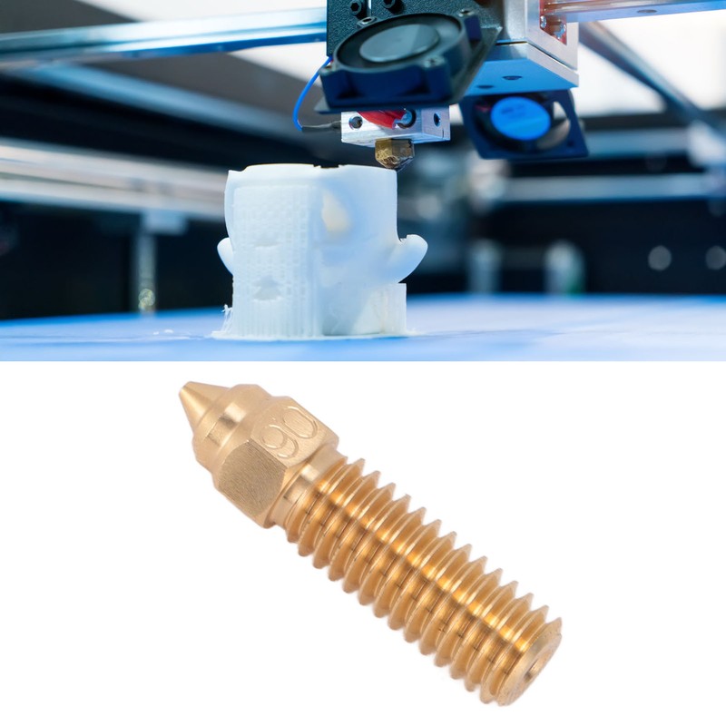 10pcs 3D Printer Extruder Brass Nozzles High Temperature Resistance Wear