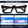 Mirkcittle Oversized Blue Light Blocking Glasses for Women Men Fashion