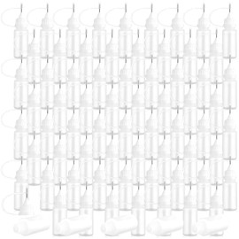 100 Pcs 10 ML Precision Tip Applicator Bottle Mini Needle Tip Glue Applicator Bottle Plastic Glue Bottles Fine Needle Tip Squeeze Bottle for Alcohol Ink DIY Quilling Acrylic Painting