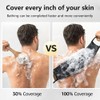 Back Scrubber for Shower, Double Sided Exfoliating Back Exfoliator with
