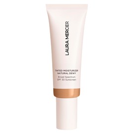 Laura Mercier Tinted Moisturizer Natural Dewy with SPF 30: 24HR+ Hydration, Long Lasting, Sheer to Light, Buildable Coverage, Dewy Finish, Improve Skin Tone and Texture, Skin Tint, Hazel