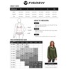 Fisoew Womens Oversized Sweatshirts Casual Collared V Neck Long Sleeve