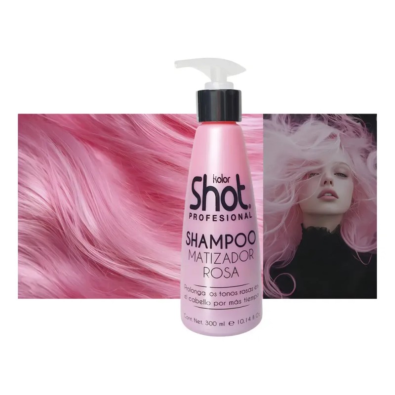 Shampoo Matizador Rosa Efectos Tonos Rosas Color Fantasía