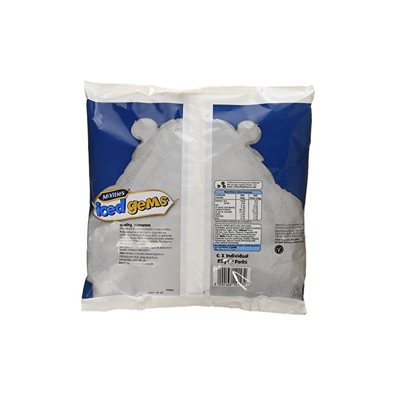 McVitie's Iced Gems 6 x 25g