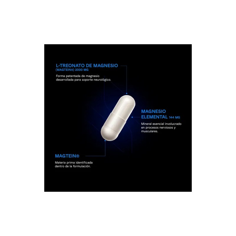 Magnesio Treonato Magtein 2000mg Elemental 180 Caps