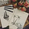 Graphite Material Sticks, 12 Pcs Square Compressed Charcoal, Graphite Pencils,Drawing