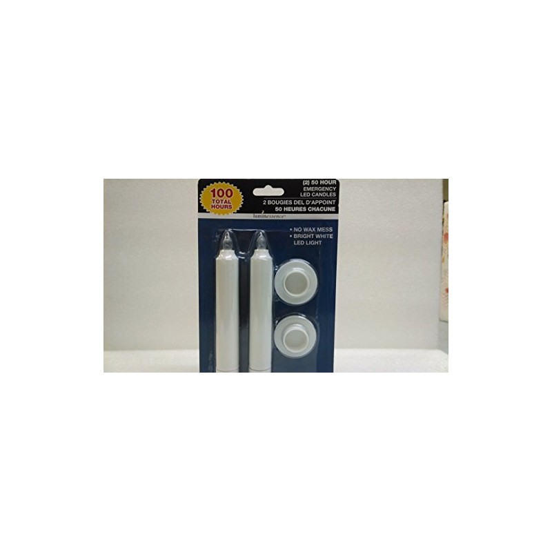 Luminessence LED Candle, Flickering Flame, 100 Hours of Use