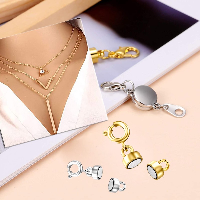 Kcctoo Magnetic Necklace Clasps and Closures - 14k Gold and
