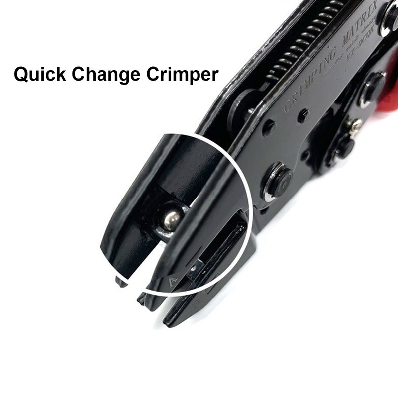 Crimping Tool 0.25-10mm² (23-7 AWG) Multifunction Ratcheting Wire Crimper Pliers