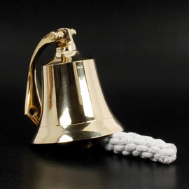 3" Handmade Brass Bell Wall Mounted Ship Hanging Bell Premium Decorative Bells
