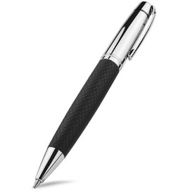 1 Piece 1.0mm Black Ink Ballpoint Pen, Retractable Ballpoint Pen With PU Leather Grip, Smooth Writing Pen, Office Stationery & Supplies:_Blue_1 Count