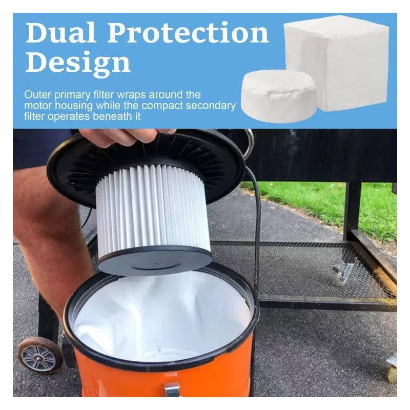 Ash Vacuum Filter Package Fits for Love-Less Ash Cheetah II