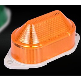 Boxonly Warning Light Yellow LED Small Strobe Light Emergency Safety Flashing Warning Lamp Factories Transportation Machinery Industry Alarm Lamp 12V