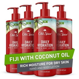 Old Spice Hand & Body Lotion Men's Daily Hydration 24 Hours 7 for dry skin 4 Pure Sport with Citrus / 올드 스파이스 핸드 앤 바디 로션 남성용 데일리 하이드레이션 24시간7 건조한 피부를 4 Pure Sport with Citrus