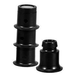 Operitacx Clip-on Magnifying Glasses Loupe 4pcs Jeweller Magnifier for Watch Repair Eye Loop Magnifier High Definition