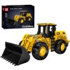 Mould King 17084 Wheel Loader Building Block Set, Engineering Vehicle