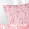 Pink Pillow Cases, Pillowcases, 2 PCS Pink Cushion Covers with
