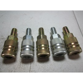 Coilhose Pneumatics (588) 1/2" ID Hose 3/8" Industrial Coupler - Pack of 5