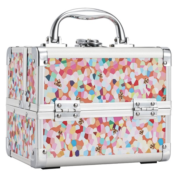 Joligrace Makeup Train Case for Girls Cosmetic Box Kids Jewelry