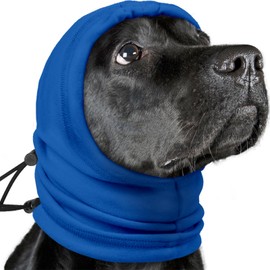 Nanaki 3rd Gen Dog Calming Hoodie, Anti-Slip Noise Protection Ear Muffs Hematomas Ear Wraps for Dogs, Adjustable Head Wrap for Fireworks, Grooming & Anxiety Relief