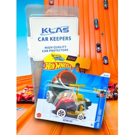 Hot Wheels Boom Car (Red, Gold & Black Let's Race) 2/5 HW Ride-Ons - 2024-94/250 (Short Card) - includes a KLAS Car Keeper Protector Case - HTD95