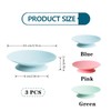 Tableware Suction Cups,3 PCS Double Sided Suction Cups Non-Slip Silicone