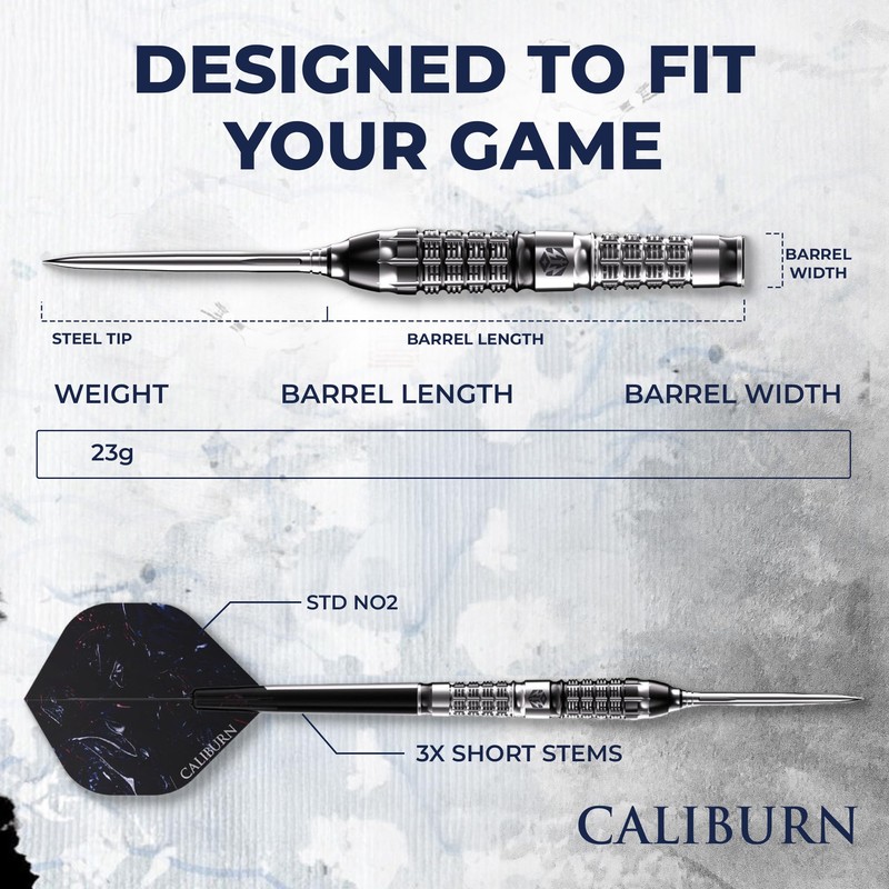 Caliburn | Sword Darts | Steel Tip | 95% Tungsten