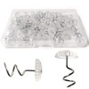 TTSAM Twist Pins with Clear Heads, Ideas Bedskirt Pins for