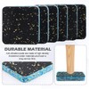 6Pcs Anti-Vibration Pads,4"x4" High Density Rubber Shock Absorbing Washer Pads,Non-Skid