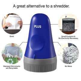 ID Defender Large Premium Stamp Roller, Blue (1-Pack, Large)