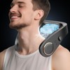Neck Fan with Cooling Plate-5500mAh Portable Neck Fans that Blow