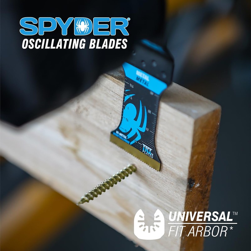 Bi-Metal Wood and Metal Cutting Oscillating Tool Blade 5-Pack