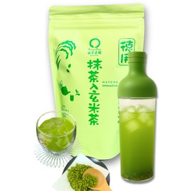 Haruho Chaen Brown Rice Tea with Matcha, Cold Brew (Original from Shizuoka Prefecture, Yabuta Variety/Valuable Use, Brown Rice Tea with Matcha, 7.1 oz (200 g), Tea Leaves, Deep Steamed Tea (Cold Brew, Decaffeinated Free)