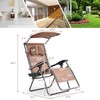 S AFSTAR Zero Gravity Chair with Shade Canopy, Reclining Lounge