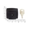 Ohio Travel Bag Lock, 1-13/16 Inch, Black Finish, Zinc Alloy,
