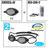Swans SRXCL-N Swimming Goggle Replacement Lens / Black Size:-3.0