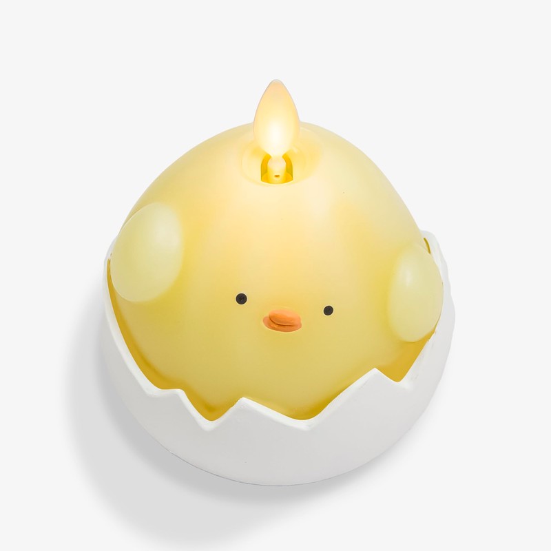 Luminara Hatching Easter Chick Candle - 3.3" x 4.3" -