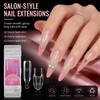Sandwich Dual Nail form, Nail Tips for Gel Extensions Clear