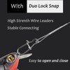 AMYSPORTS Stainless Steel Fishing Leader Saltwater Stainless Rigs Fishing Leader