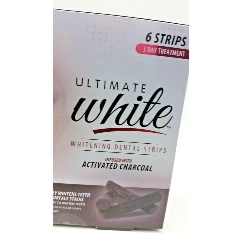 Brush Buddies (3) Ultimate White Whitening Dental Strip Infused with