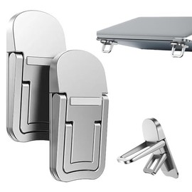 2 PCS Base para Laptop Invisible Autoadhesivo, Base de Laptop Plegable, 2 Niveles de Inclinacin, Soporte para Laptop Ventilado, Mejora la Eficiencia  