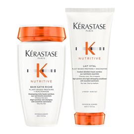 KRASTASE Kerastase Nutritive Bain Satin Riche 250ml Lait Vital 200ml