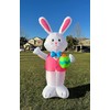 BZB Goods Jumbo 8 Foot Tall Happy Easter Inflatable Bunny