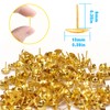 VAPKER 600 Count Thumb tacks Gold Push Pins 10mm/0.39inch Flat