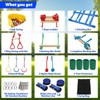Ninja Warrior Obstacle Course Kids - 2 x 65ft Double