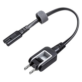 Sanwa Supply KB-DM2S12A-02 Power Cord for Eyeglass Type Connectors (0.2 m)