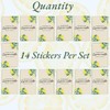 Joyful Artistry Limoncello Labels - 14 Rectangular 2"x3" Limoncello Labels