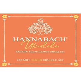 Hannabach Strings for ukulele Tenor Ukulele Goldin Satz Set Tenor 243MHT