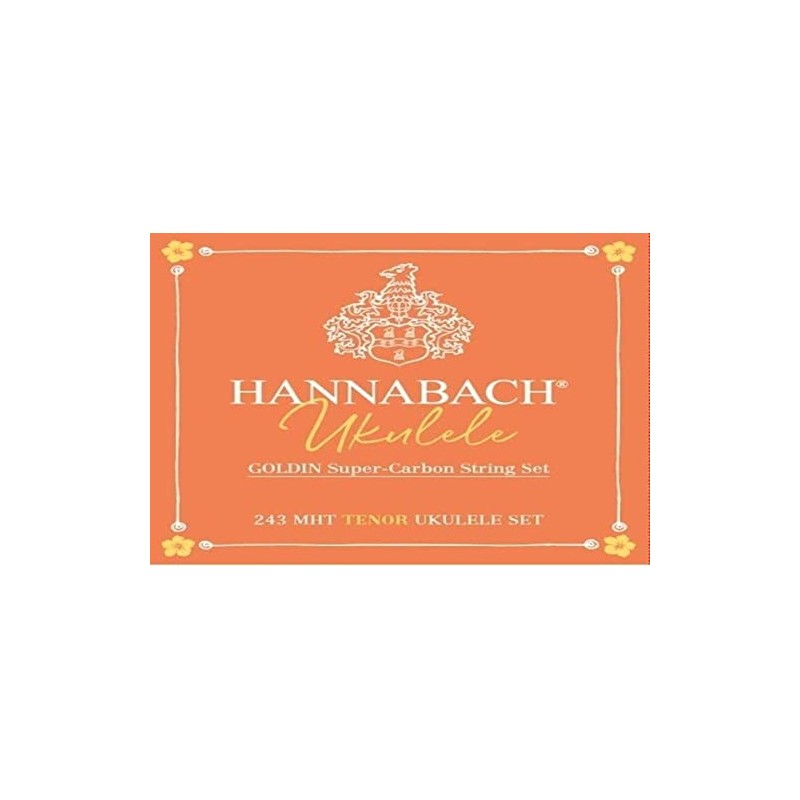 Hannabach Strings for ukulele Tenor Ukulele Goldin Satz Set Tenor
